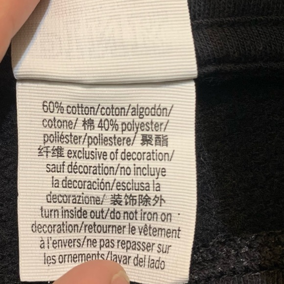 PINK Victoria's Secret Black Cowl Neck Pullover Long Sleeve Sweater - Picture 4 of 6